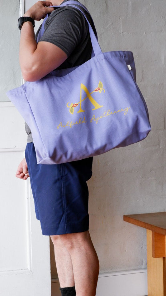 Lilac coloured Ashfield Apothecary Tote - Apothecary Roasting